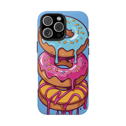 Whimsical Donut Tough Phone Case - Fun & Colorful Protection