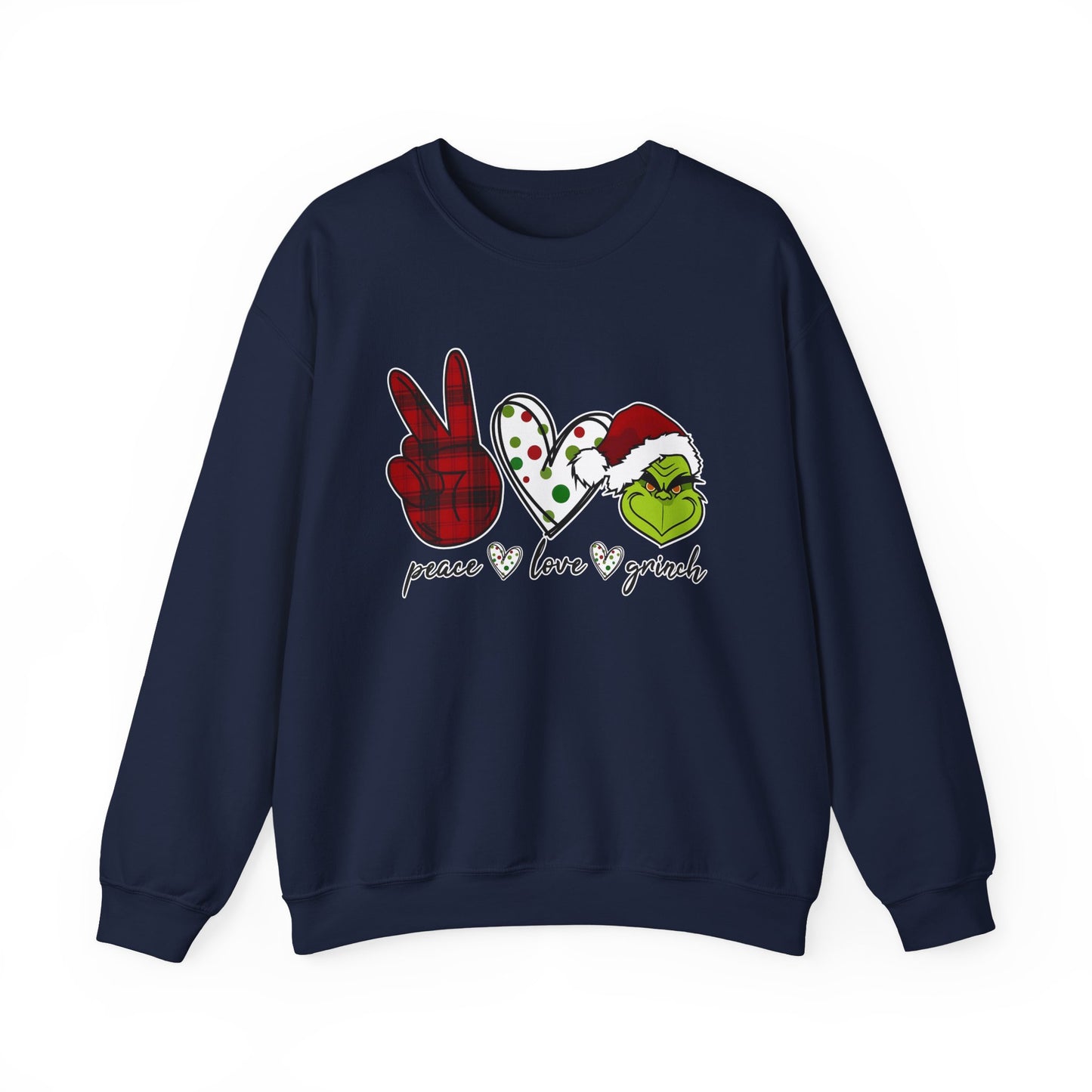 Peace Love Friends Christmas Sweatshirt, Cozy Holiday Crewneck, Unisex Christmas Gift, Festive Sweatshirt, Winter Apparel