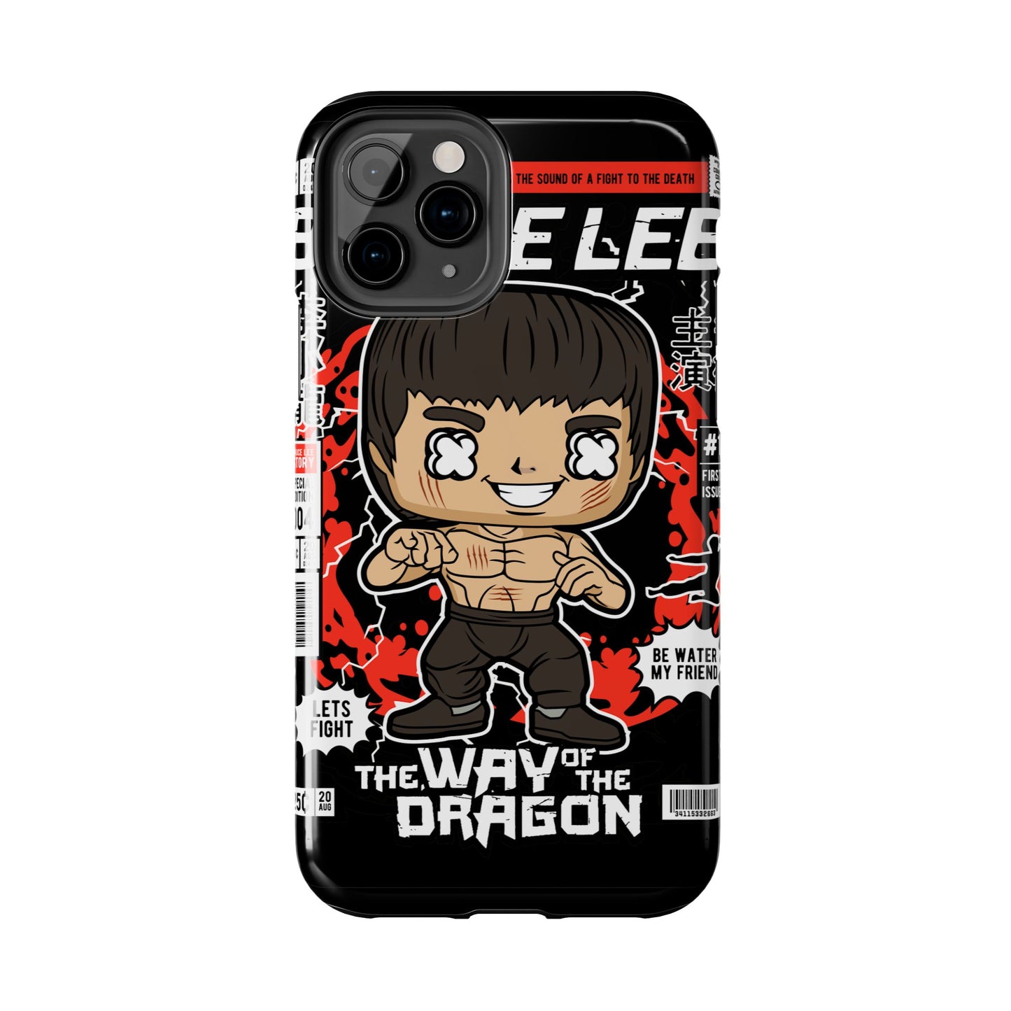 Bruce Lee Tough Phone Case - Way of the Dragon Design