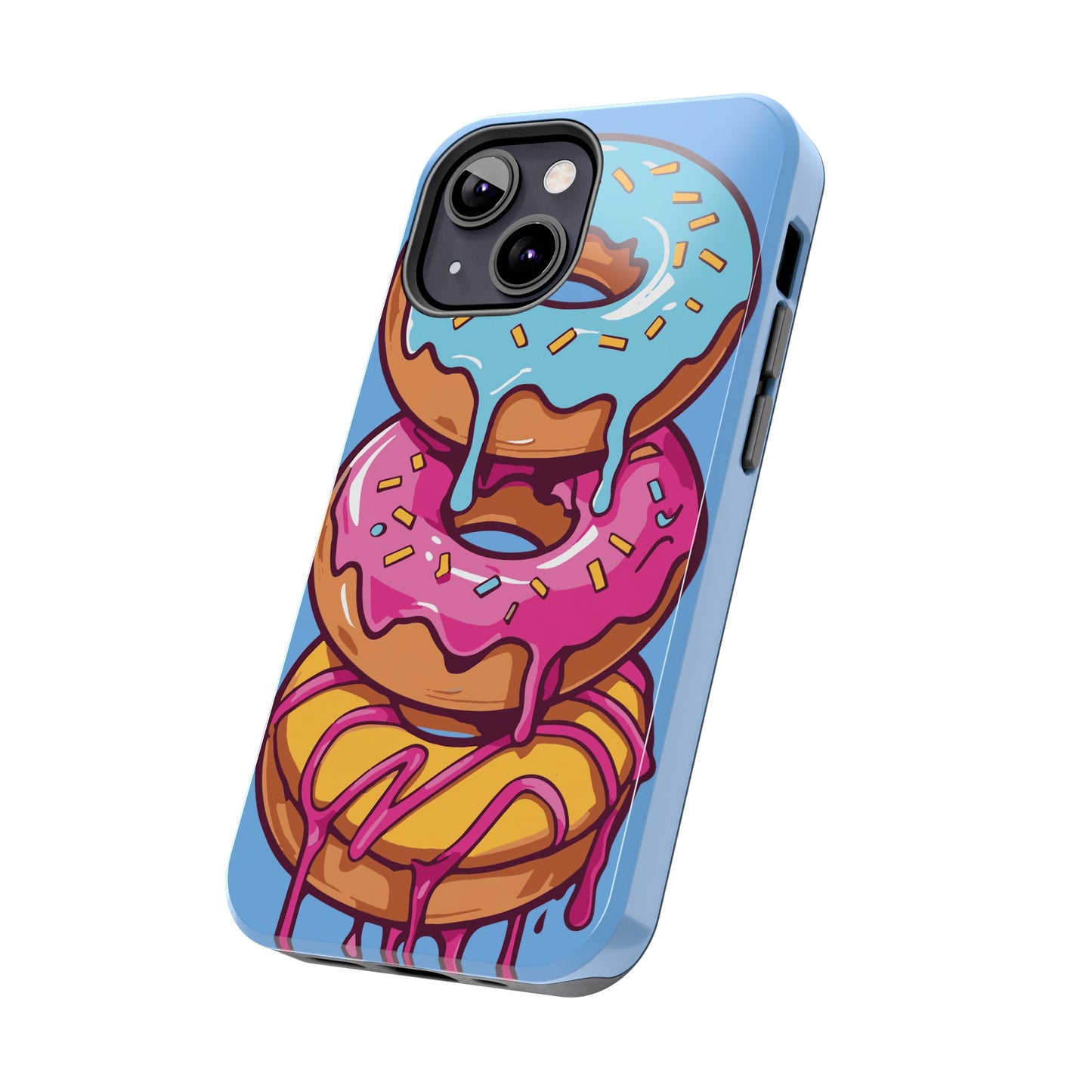 Whimsical Donut Tough Phone Case - Fun & Colorful Protection