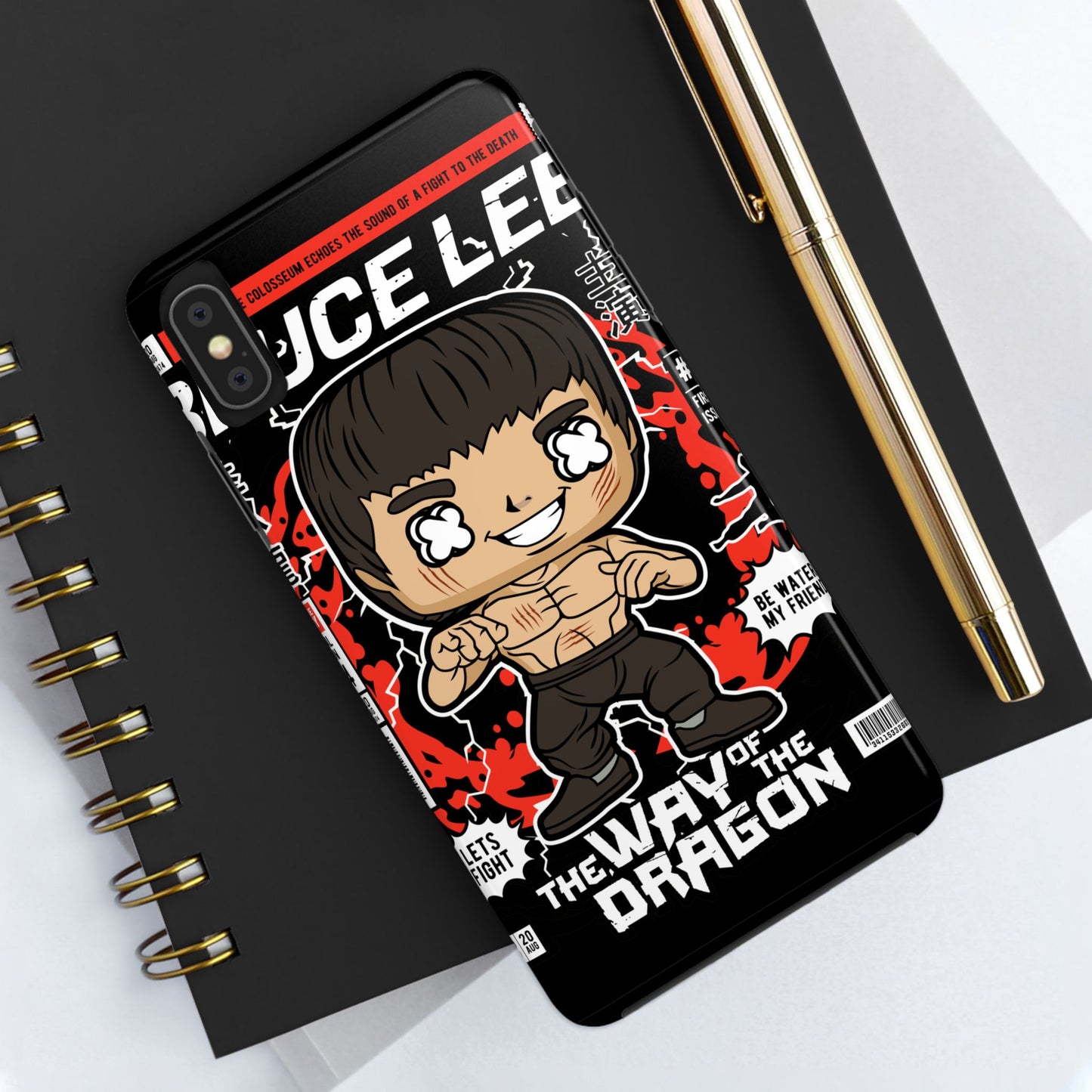 Bruce Lee Tough Phone Case - Way of the Dragon Design