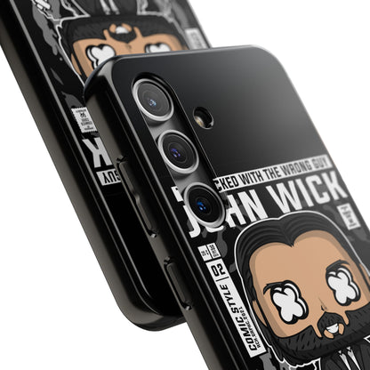 John Wick Tough Phone Case - Don't Set Him Off - Perfect for Action Movie Fans