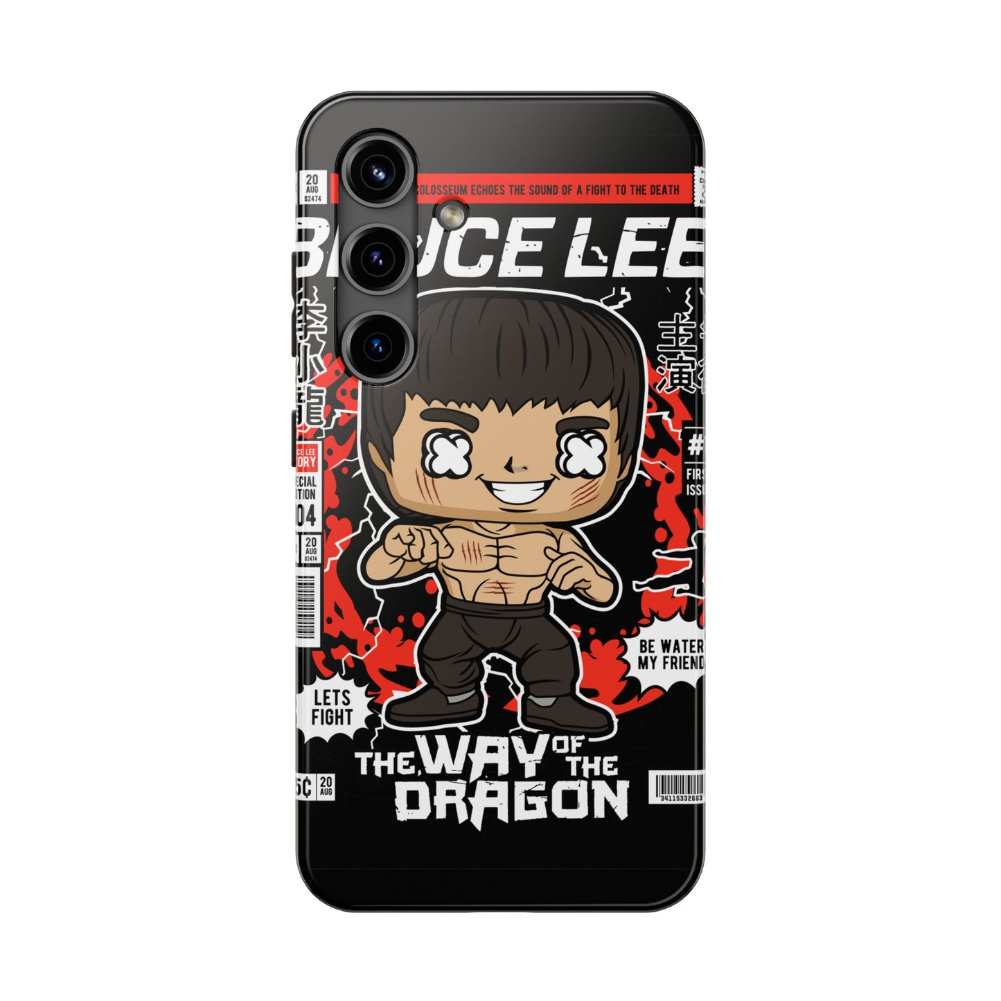 Bruce Lee Tough Phone Case - Way of the Dragon Design