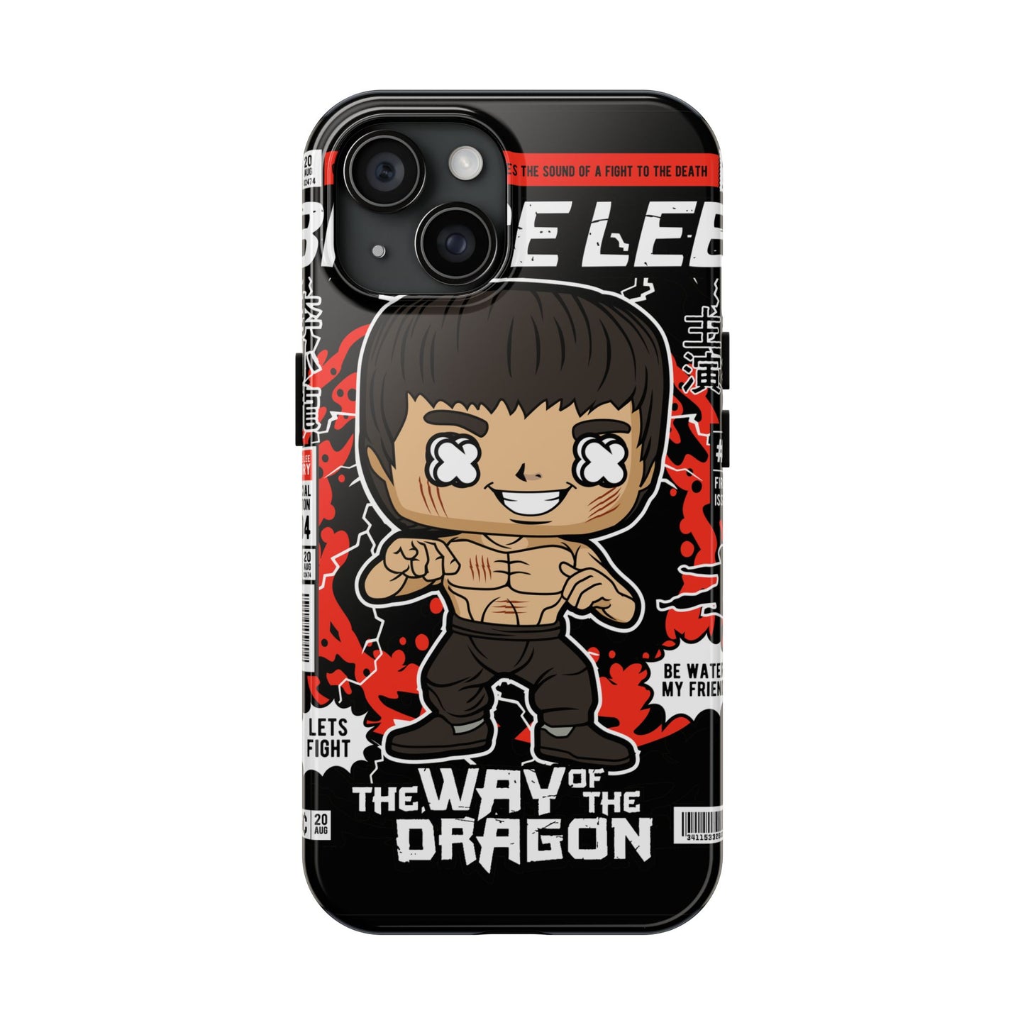 Bruce Lee Tough Phone Case - Way of the Dragon Design