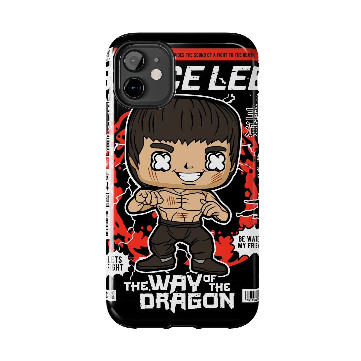 Bruce Lee Tough Phone Case - Way of the Dragon Design