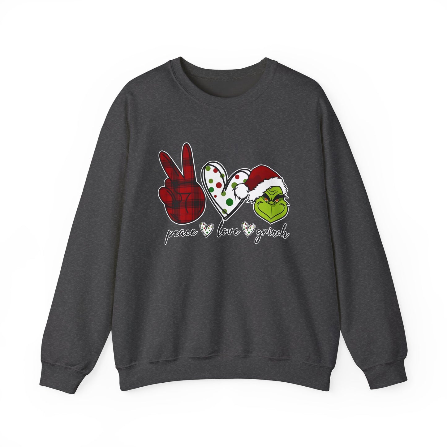 Peace Love Friends Christmas Sweatshirt, Cozy Holiday Crewneck, Unisex Christmas Gift, Festive Sweatshirt, Winter Apparel