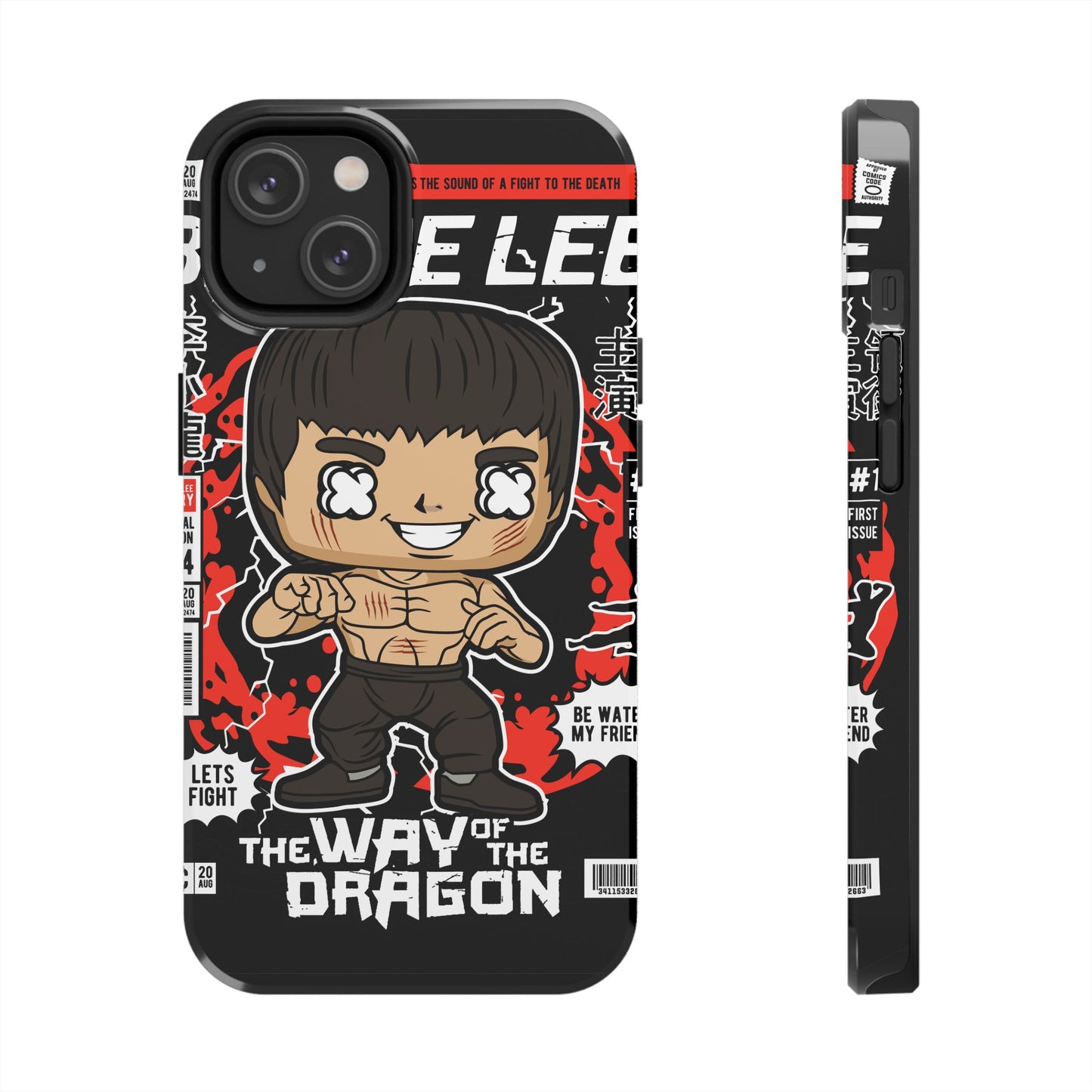 Bruce Lee Tough Phone Case - Way of the Dragon Design