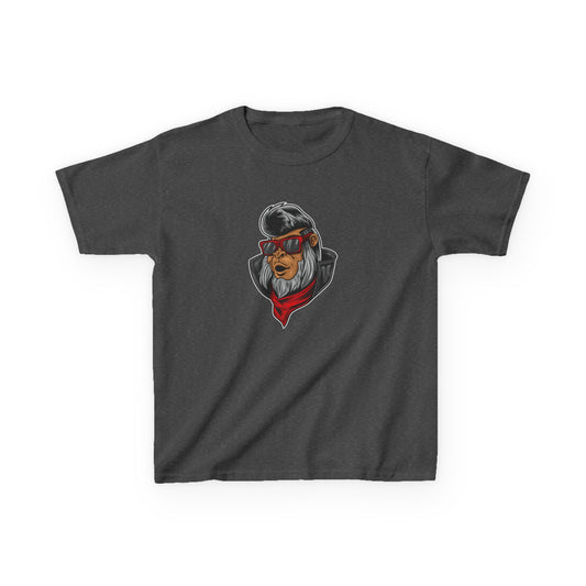 Cool Gorilla Kids Heavy Cotton Tee - Stylish Graphic T-Shirt for Fun Adventures