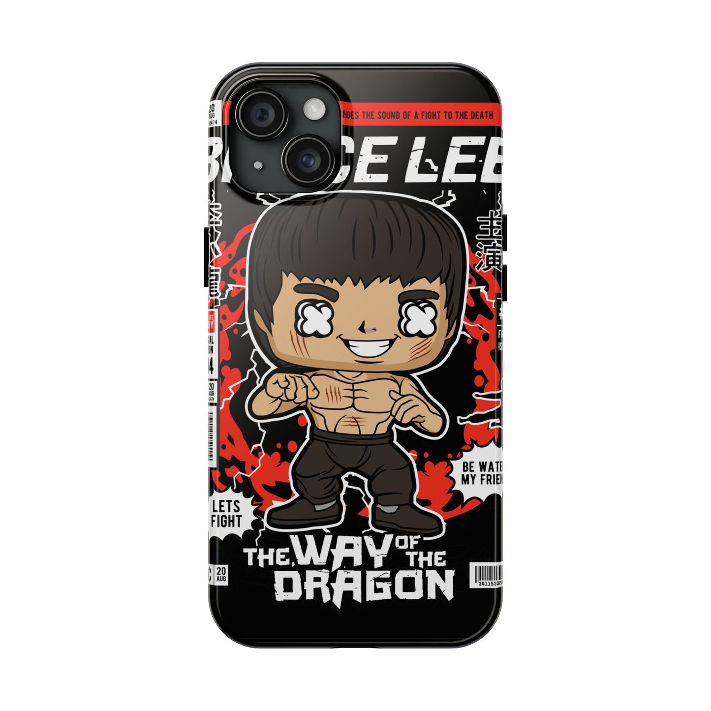 Bruce Lee Tough Phone Case - Way of the Dragon Design