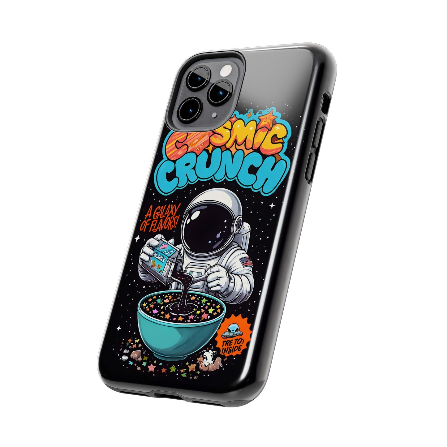 Cosmic Crunch Tough Phone Case - Galactic Vibes for Space Lovers