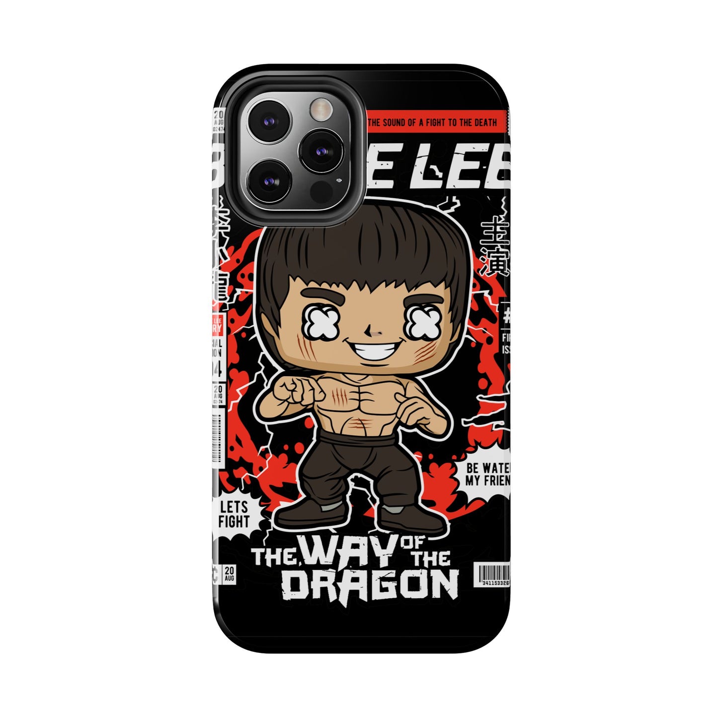 Bruce Lee Tough Phone Case - Way of the Dragon Design
